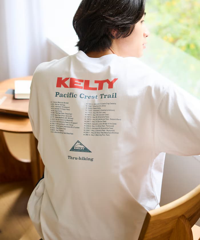 KELTY×FREAK'S STORE 聯名限定 寬版 巡迴標誌 背面印花 圓領T恤【限定款】