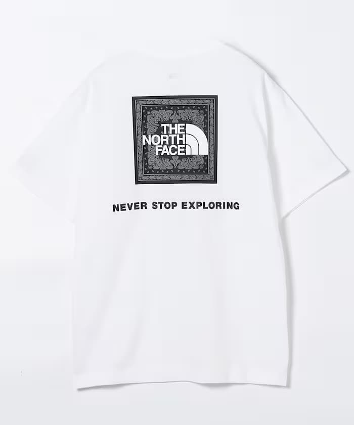 短版袖帶紋方形LOGO T恤（男款）【限定展開】