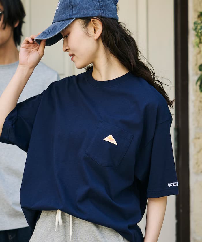 KELTY×FREAK'S STORE 聯名限定 小標誌 復古Logo 圓領 口袋T恤【限定款】