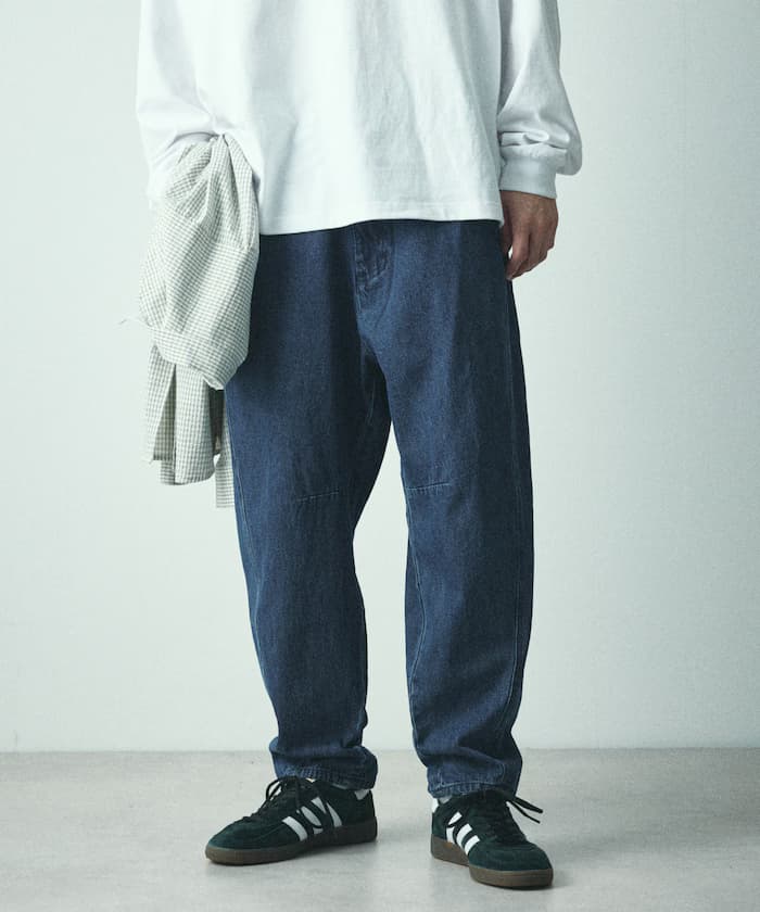 寬版弧形褲 錐形版型【限定款】