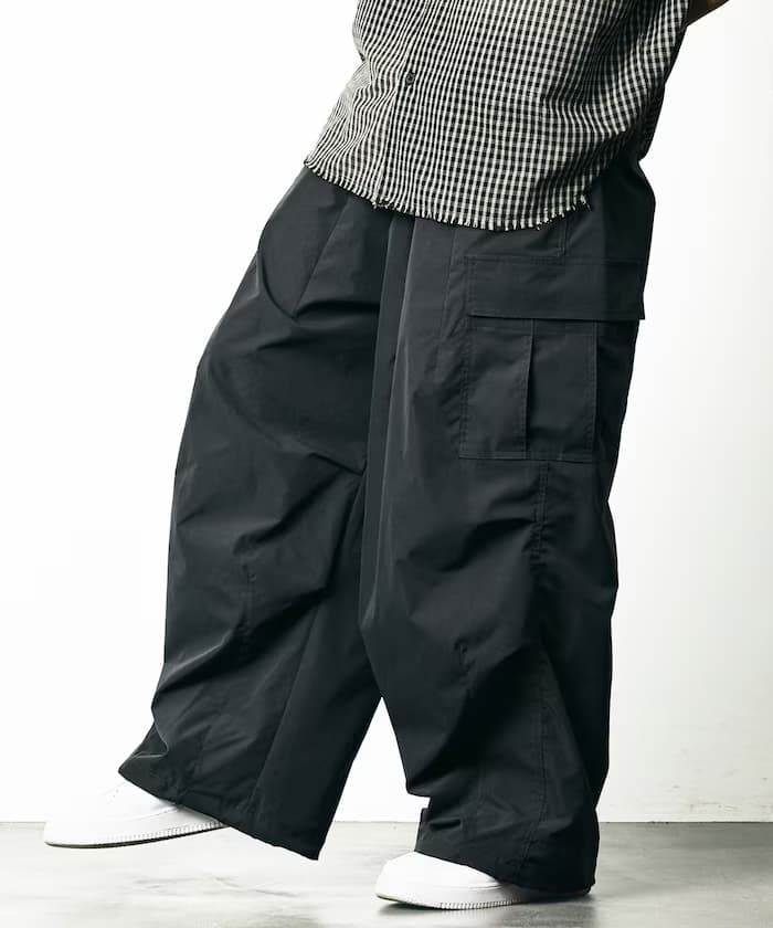 Quick Dry Fabric 寬版 聚酯防撕布 工裝褲 抗UV 速乾【限定款】