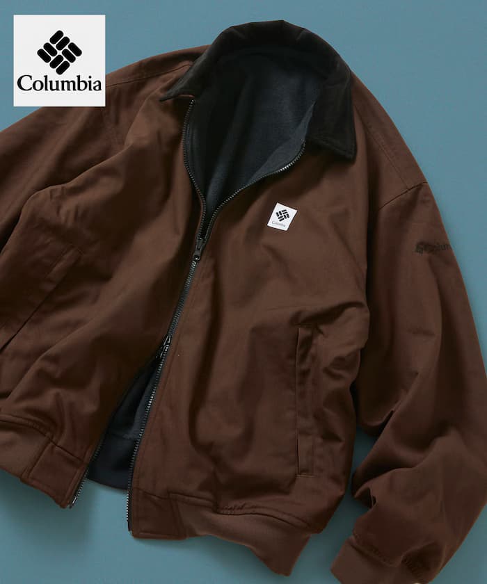 Columbia×FREAK'S STORE 聯名限定 帝國公園 小標誌Logo 帆布 雙面夾克【限定款】