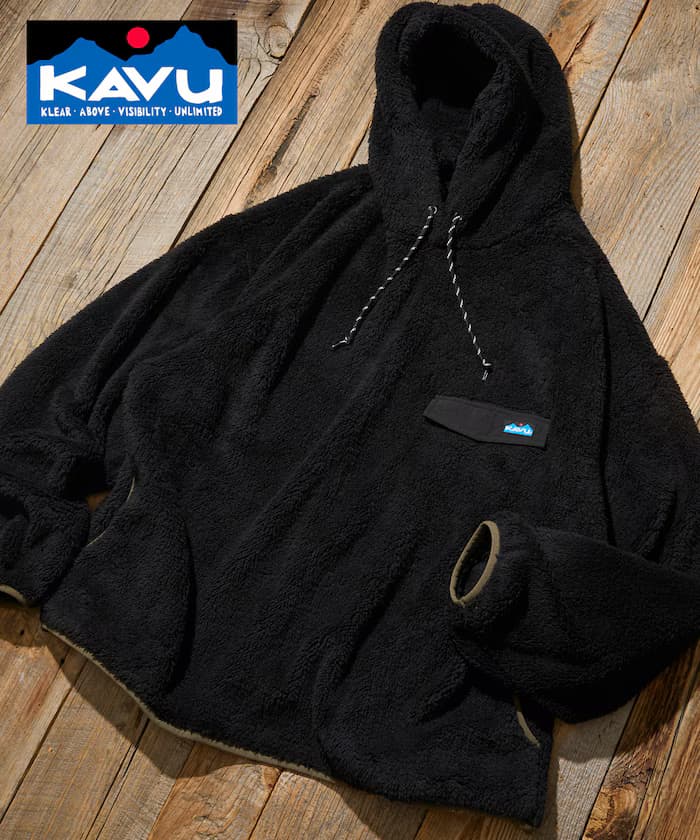 KAVU×FREAK'S STORE 聯名限定 蓬鬆刷毛 連帽刷毛衣【限定款】