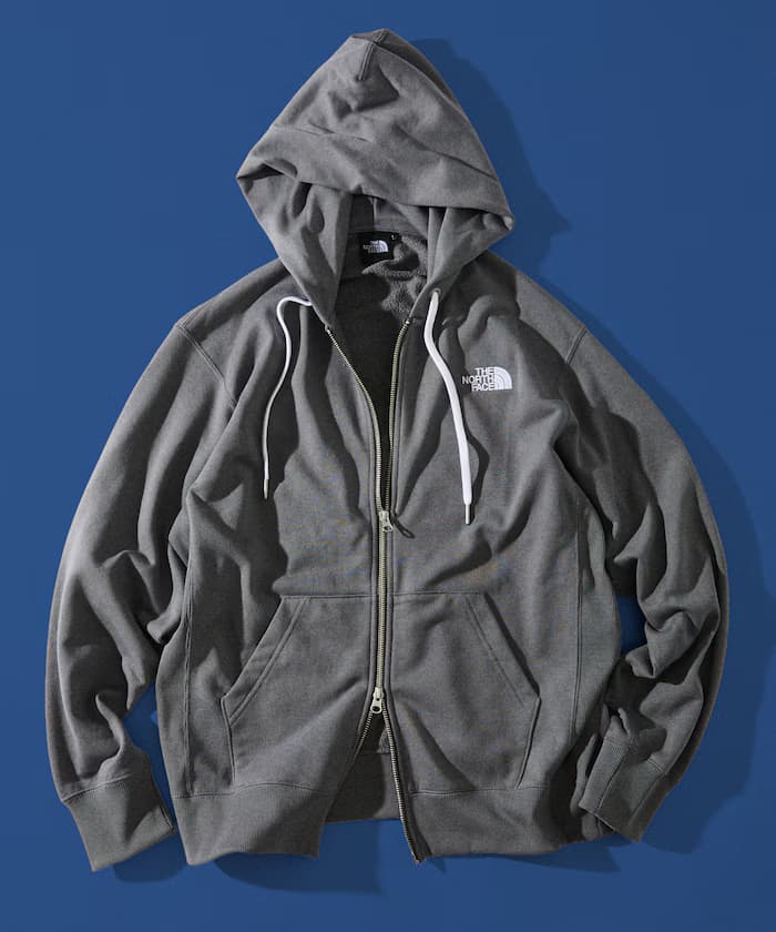 THE NORTH FACE 方形標誌全拉鍊帽T（中性款）【限定販售】