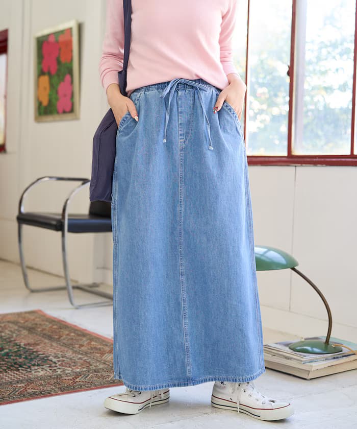 Lee × FREAK'S STORE 別注工人鬆緩牛仔裙【限定展開】