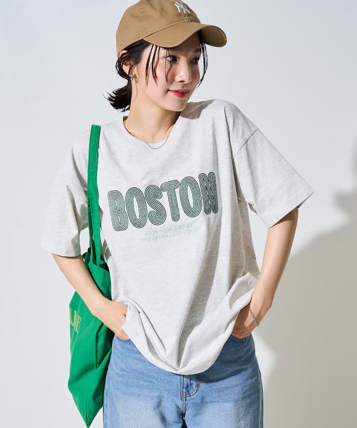 BOSTON Logo 刺繡 短袖 T恤【限定款】