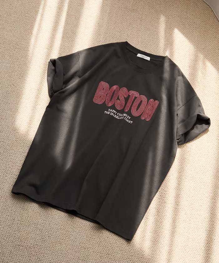 BOSTON Logo 刺繡 短袖 T恤【限定款】