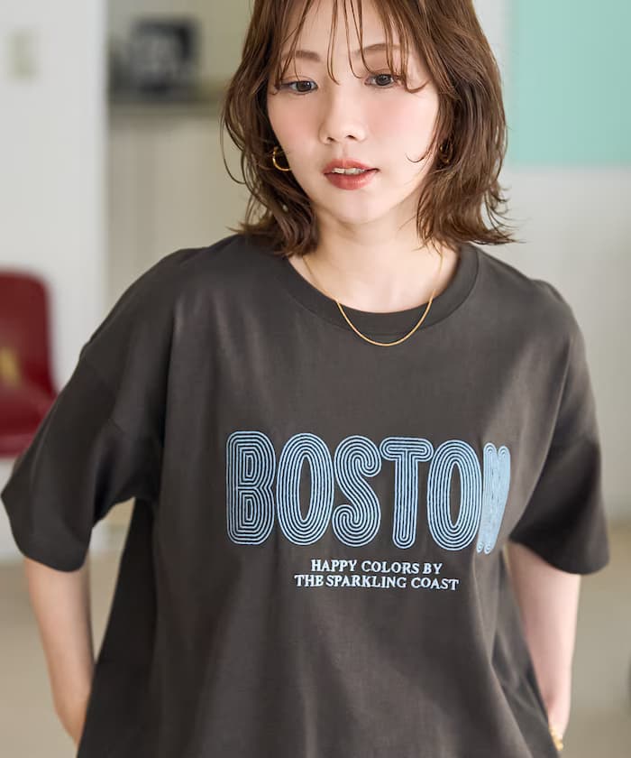 BOSTON Logo 刺繡 短袖 T恤【限定款】