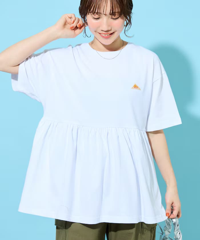KELTY × FREAK'S STORE 聯名限定 涼感 吸濕排汗 高棉 胸下切替短袖上衣【限定款】