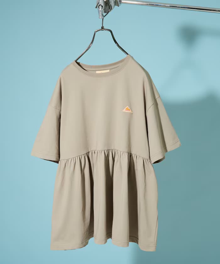 KELTY × FREAK'S STORE 聯名限定 涼感 吸濕排汗 高棉 胸下切替短袖上衣【限定款】