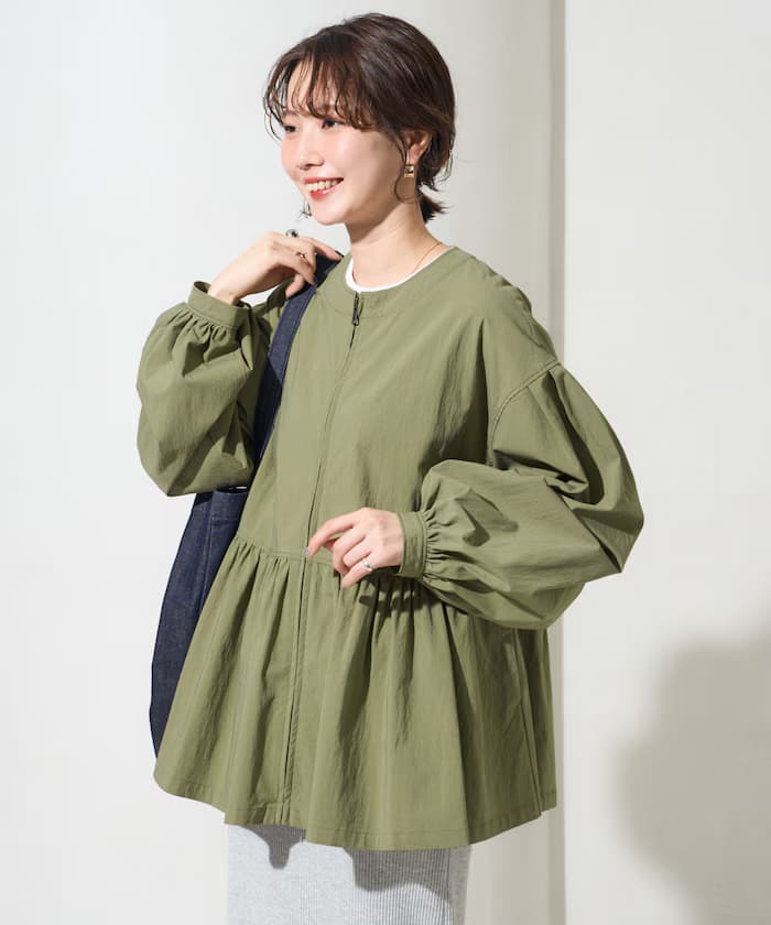 層次切替喇叭外套【限定展開】