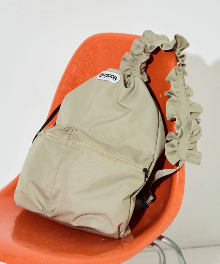 OUTDOOR PRODUCTS × FREAK'S STORE 聯名限定 荷葉邊皮帶 單肩包【限定款】