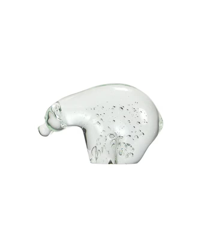 Glass Objet 北極熊小型玻璃擺飾