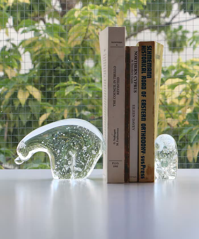 Glass Objet 北極熊造型玻璃擺飾