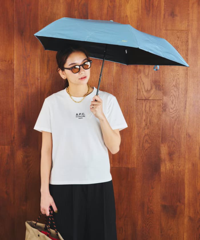 【晴雨兼用】隔熱輕量 純色 迷你摺疊傘