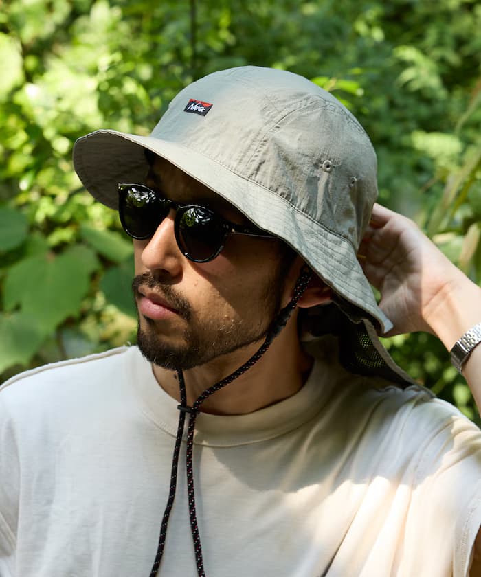NYLON TUSSER SUNSHADE HAT