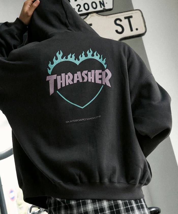 別注 HEART LOGO ZIP PARKA【限定展開】