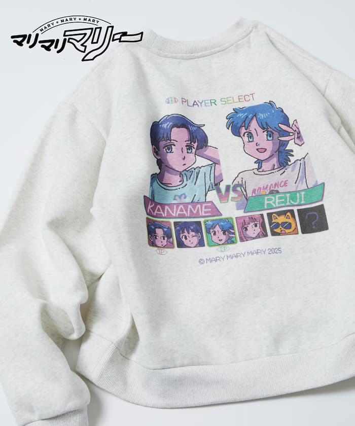 MARYMARYMARRY×PUBLUX 聯名限定 角色印花 衛衣/裏起毛【限定款】