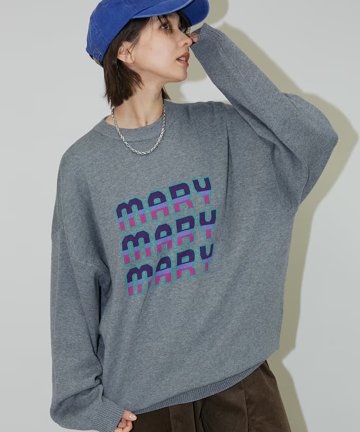 PUBLUX × MARY Logo 提花針織衫【限定款】