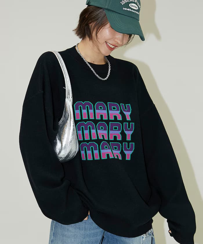 PUBLUX × MARY Logo 提花針織衫【限定款】