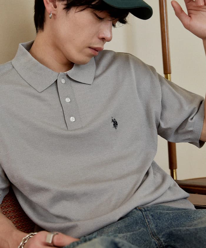 ＜接觸冷感＞別注 夏季針織衫 POLO 限定展開