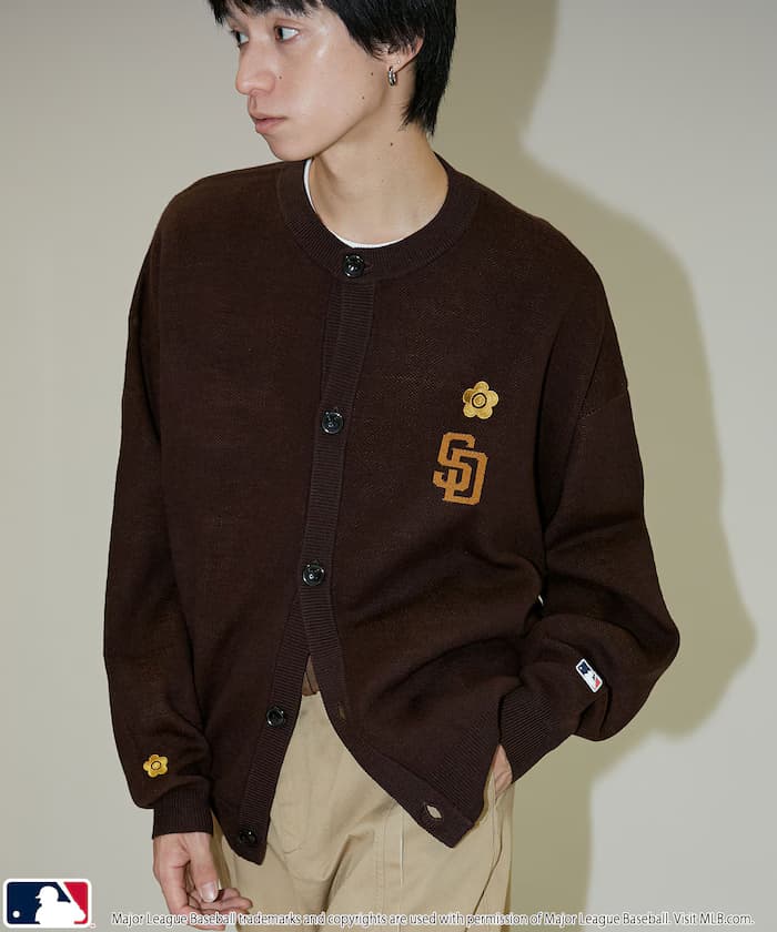 CREWNECK KNIT CARDIGAN