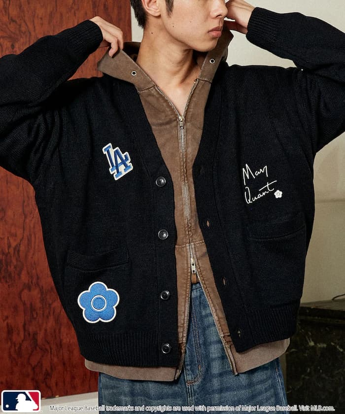 PATCH KNIT CARDIGAN