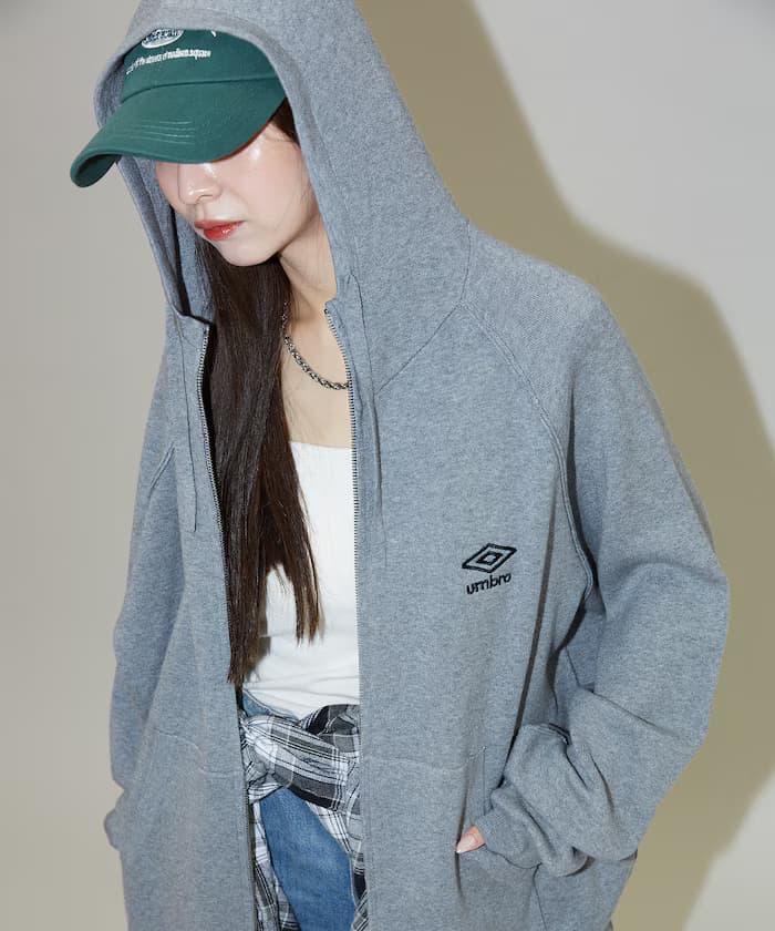 UMBRO 針織衫全拉鏈帽T