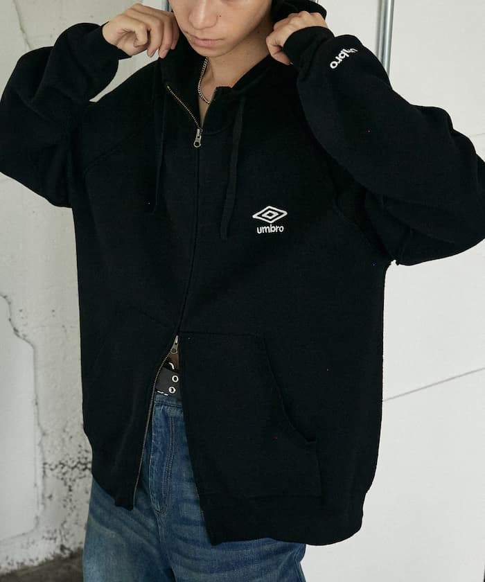 UMBRO 針織衫全拉鏈帽T