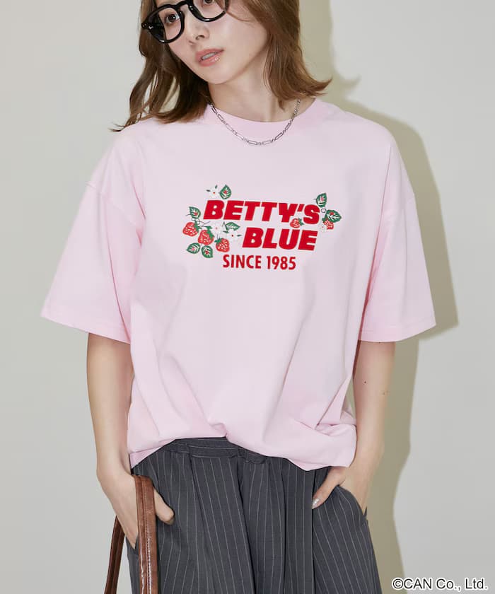 BETTY'S BLUE 植絨 Logo T恤【限定款】