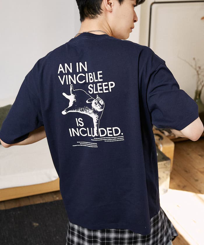 VINCIBLE SLEEP 快乾機能 貓咪印花 短袖T恤【限定款】
