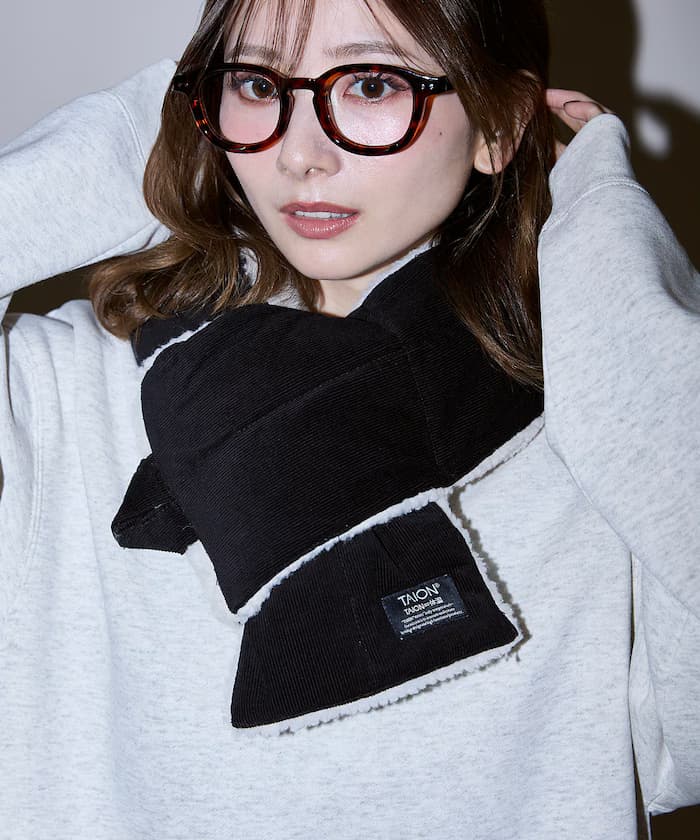 WORK CORDUROY×DOWN SCARF / 工裝 燈芯絨×羽絨 圍巾【限定款】