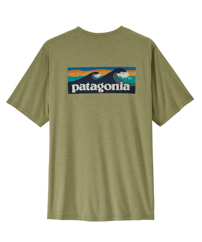Patagonia Capilene Cool Daily 短袖上衣 滑板褲標誌