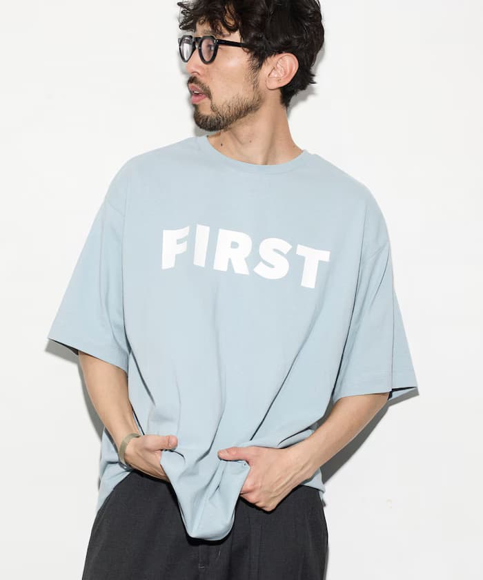 6盎司 前logo印花 圓領T恤 / 印花T恤 PR FIRST