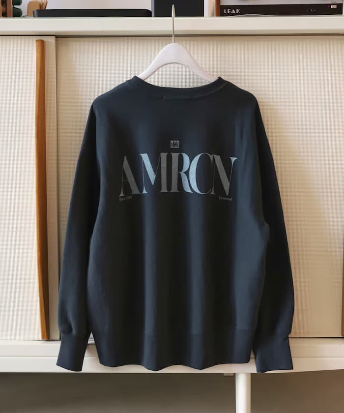 Americana × Firsthand 聯名限定 裏毛 印花 圓領 衛衣【限定款】