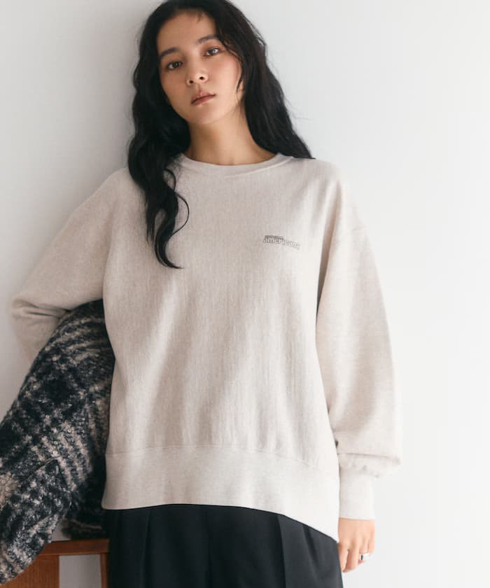 Americana × Firsthand 聯名限定 裏毛 輪廓Logo印花 衛衣【限定款】