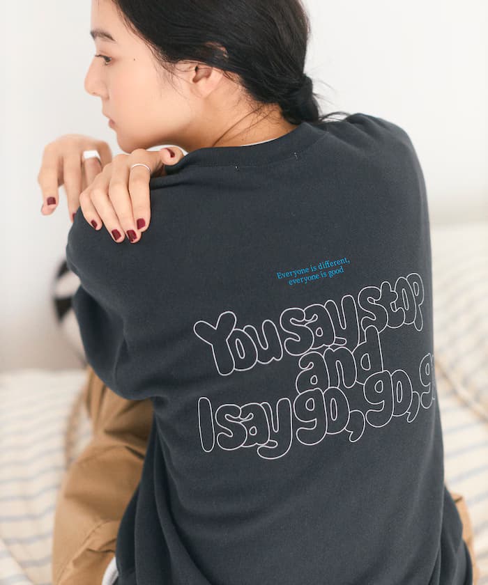 Americana × Firsthand 聯名限定 裏毛 輪廓Logo印花 衛衣【限定款】