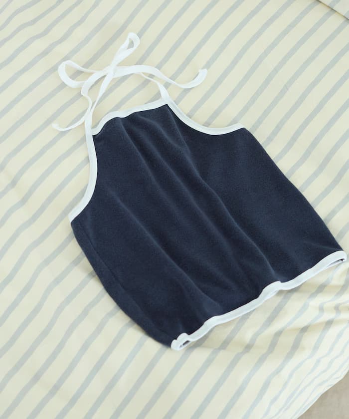 別注 Pile Holter Camisole Tops