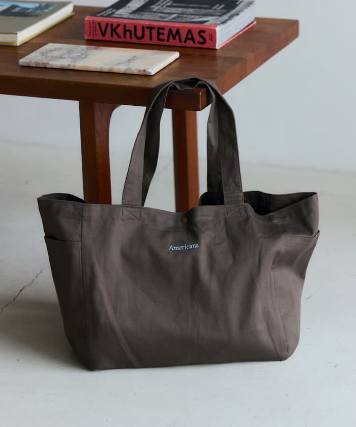 Americana × Firsthand 聯名限定 刺繡 托特包 L尺寸【限定款】