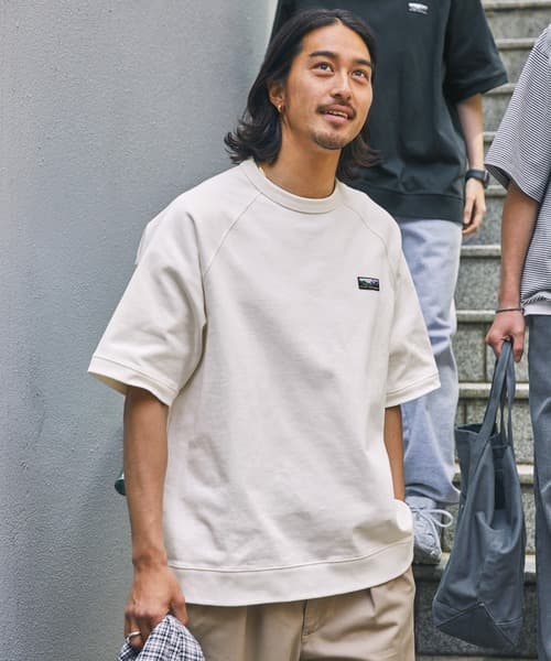 THE CRAFT CREW PRODUCTS 超厚棉 寬版 落肩 衛衣風短袖T恤