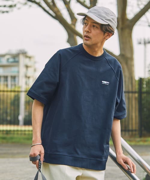 THE CRAFT CREW PRODUCTS 超厚棉 寬版 落肩 衛衣風短袖T恤