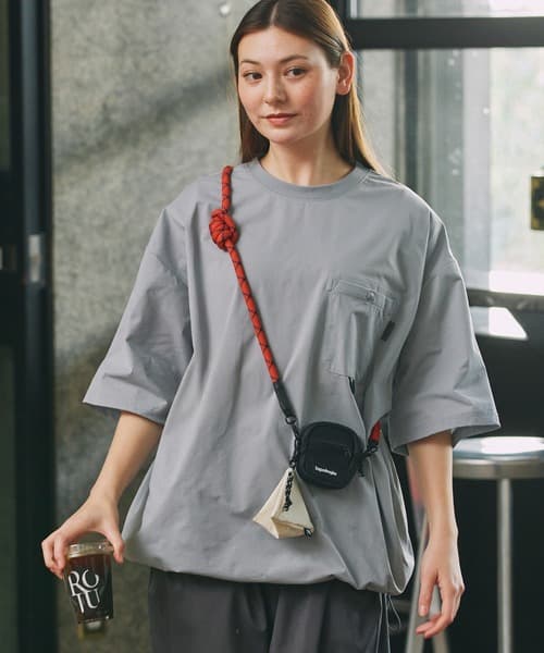 THE CRAFT CREW PRODUCTS【EPIX AIR系列】涼感 吸濕排汗 抗UV 套裝對應 多機能 抽繩 寬版 圓領短袖口袋T恤
