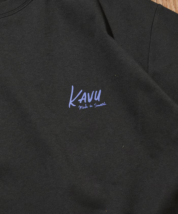 KAVU×FREAK'S STORE 聯名限定 寬版 背面照片印花 T恤 / CAR 【限定款】