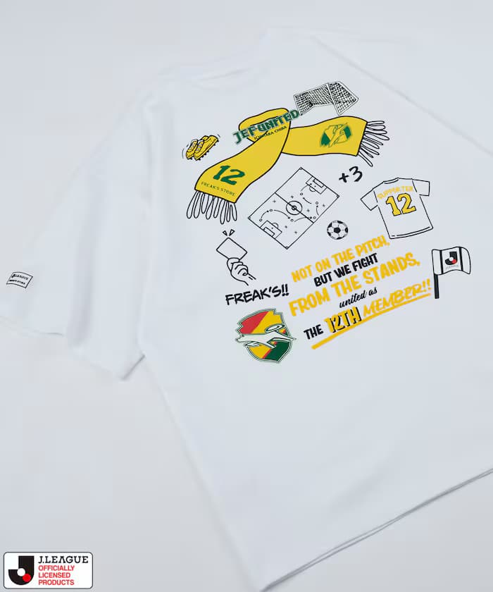 J.LEAGUE × FREAK'S STORE 聯名限定 支持者短袖T恤【千葉聯合隊】