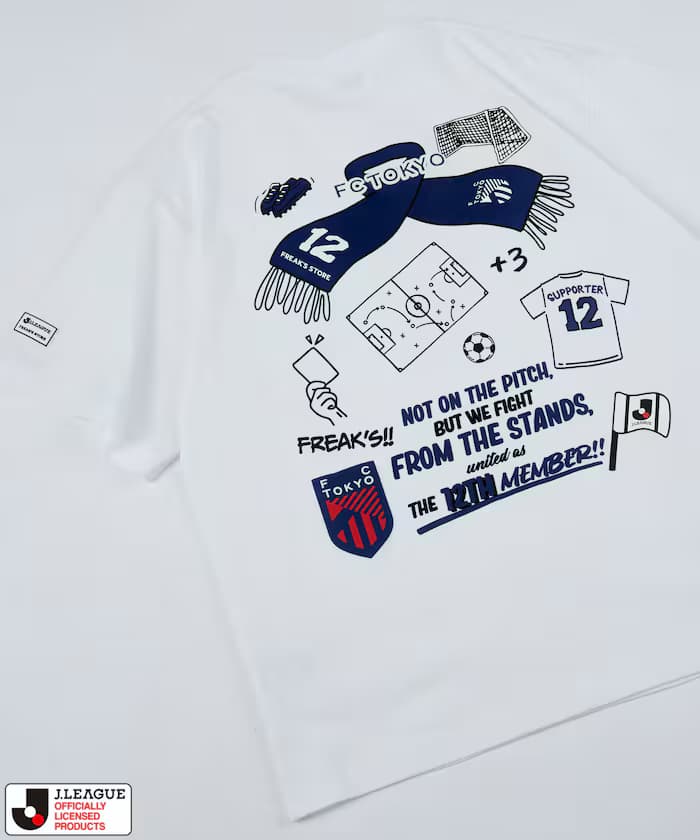 J.LEAGUE × FREAK’S STORE 別注SUPPORTERS SHORT SLEEVE TEE【FC東京】