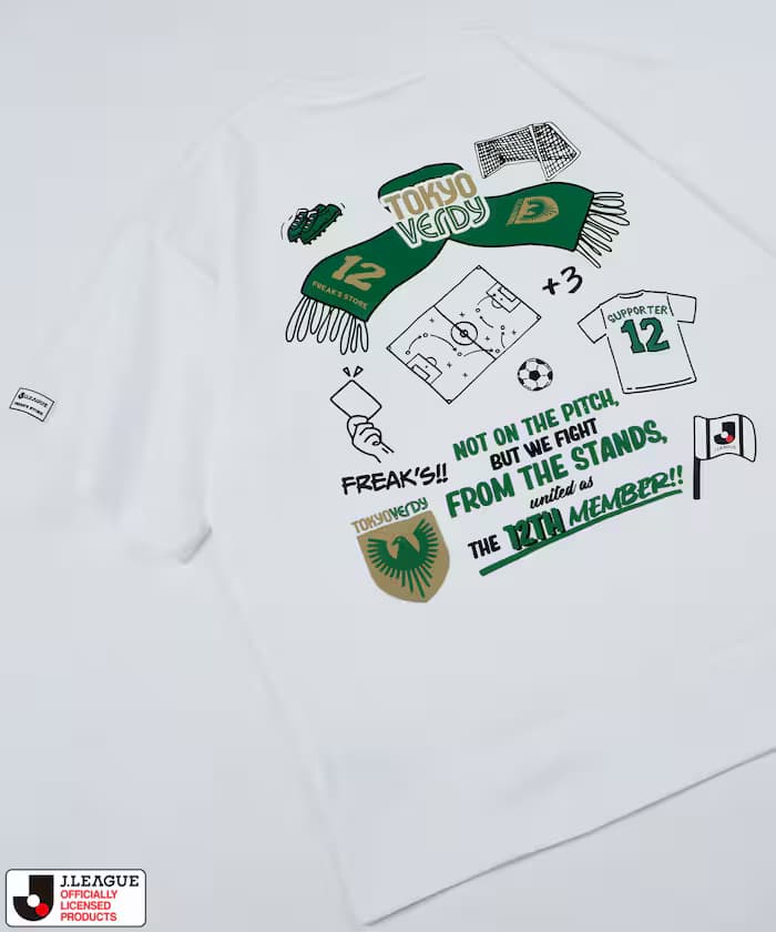 J.LEAGUE × FREAK'S STORE 聯名限定 SUPPORTERS 短袖口袋T恤【東京Verdy】