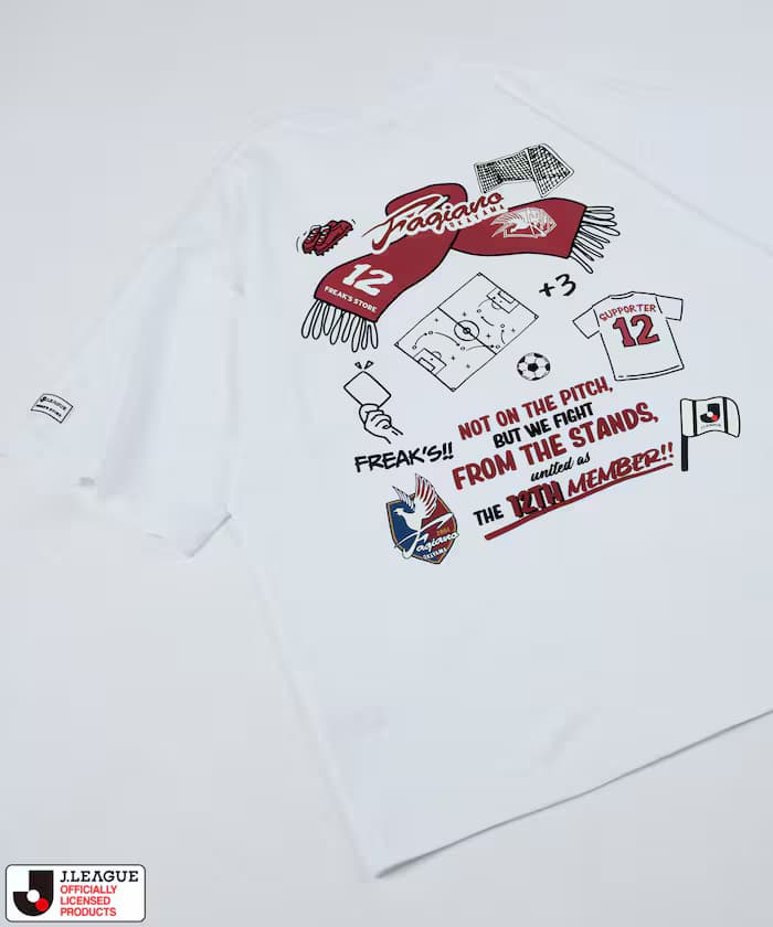 J.LEAGUE × FREAK'S STORE 聯名限定 應援短袖T恤 【法志亞諾岡山】