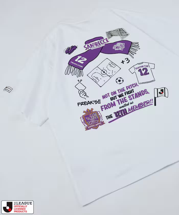 J.LEAGUE × FREAK'S STORE 聯名限定 SUPPORTERS 短袖口袋上衣【廣島三箭】
