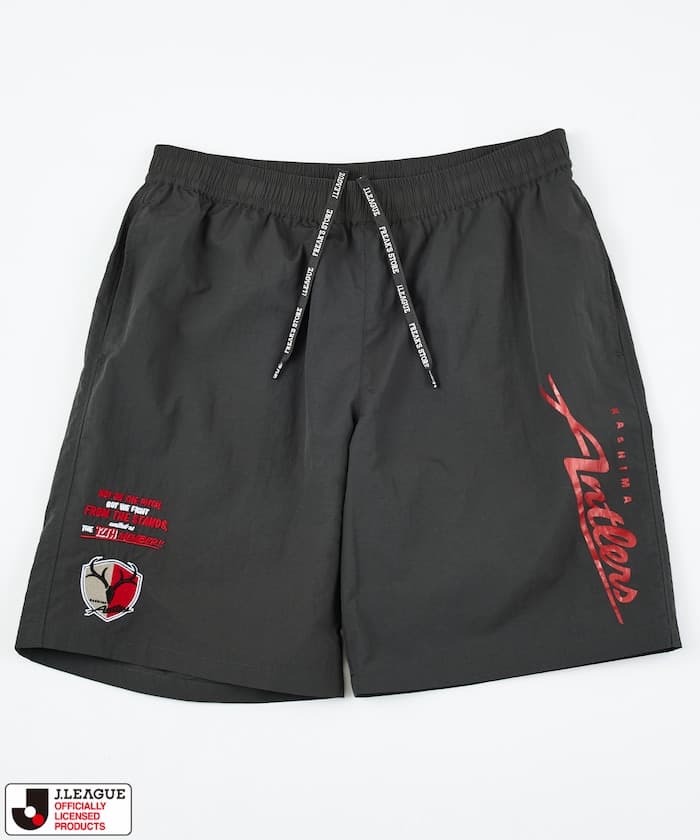 J.LEAGUE × FREAK'S STORE 聯名限定 SUPPORTERS NYLON SHORTS【鹿島鹿角隊】