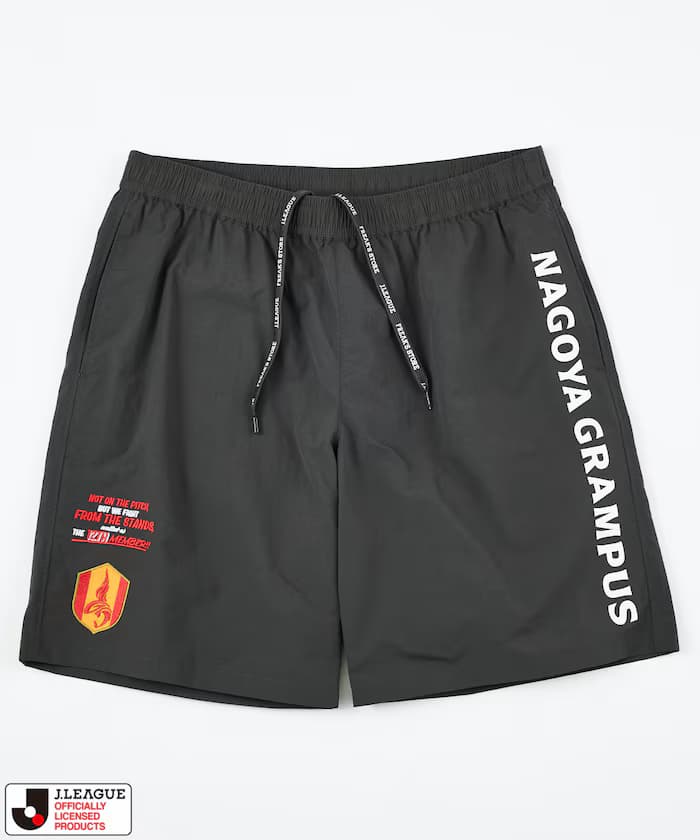 J.LEAGUE × FREAK'S STORE 聯名限定 SUPPORTERS NYLON 短褲【名古屋格蘭帕斯】